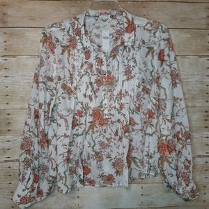 Floral Pilcro Blouse from Anthropologie, 1X